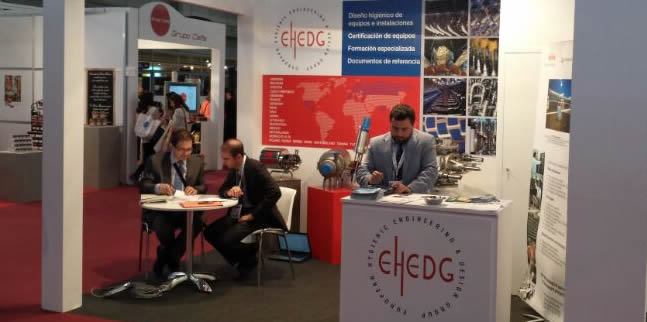 Foto stand EHEDG- AINIA en Feria Alimentaria 2014