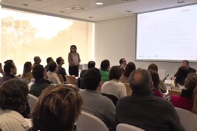 Momento de la jornada de innovación sobre conservación de alimentos, en las instalaciones de ainia centro tecnológico
