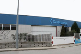 Fachada de Ozosystems Corporation, asociado a AINIA Centro Tecnológico