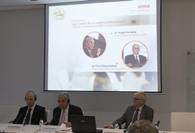 AINIA analiza las claves de la nueva productividad con dos premios nobel
