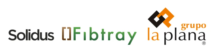 Logos de Solidus, Fibtray y Cartonajes La Plana