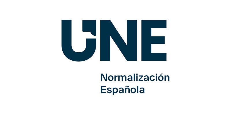 UNE Normalización Española logo